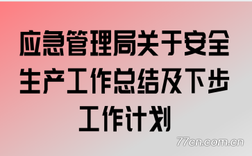 Ӧ�������ֹ��ڰ�ȫ���������ܽἰ�²������ƻ�