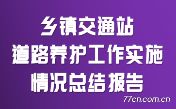 ͨվ·ʵʩܽᱨ