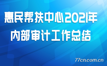 惠民帮扶中心2021年内部审计工作总结