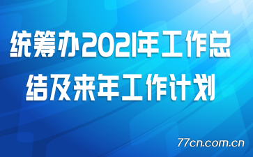 统筹办2021年工作总结及来年工作计划