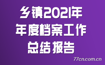 乡镇2021年年度档案工作总结报告