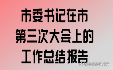 ��ί������е����δ���ϵĹ����ܽᱨ��